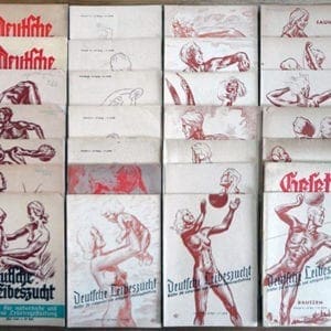 BIG COLLECTION OF 28(!) ORIGINAL ISSUES OF OFFICIAL THIRD REICH NUDE PERIODICAL