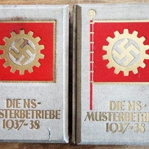 2 VOLUME NAZI MODEL COMPANIES STEREOSCOPY BOOK SET