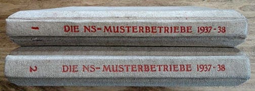 2 VOLUME NAZI MODEL COMPANIES STEREOSCOPY BOOK SET