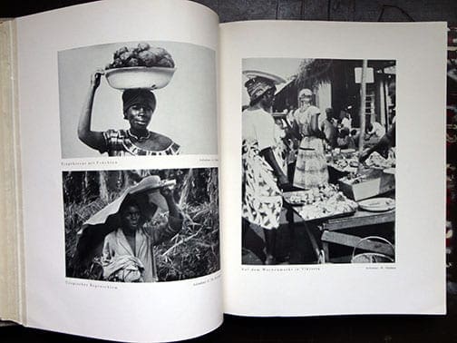 1936 2 VOL. PHOTO BOOK SET ON THE GERMAN COLONIES IN THE THIRD REICH