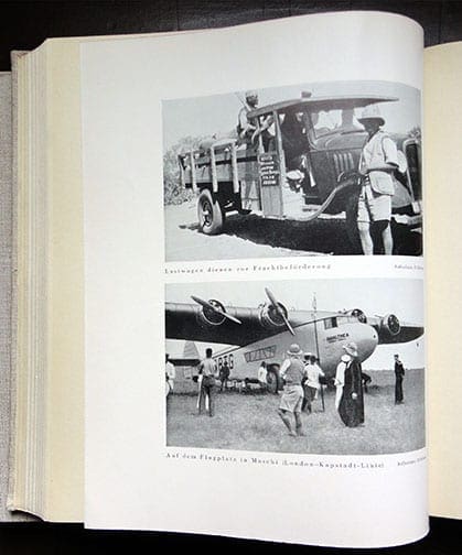 1936 2 VOL. PHOTO BOOK SET ON THE GERMAN COLONIES IN THE THIRD REICH
