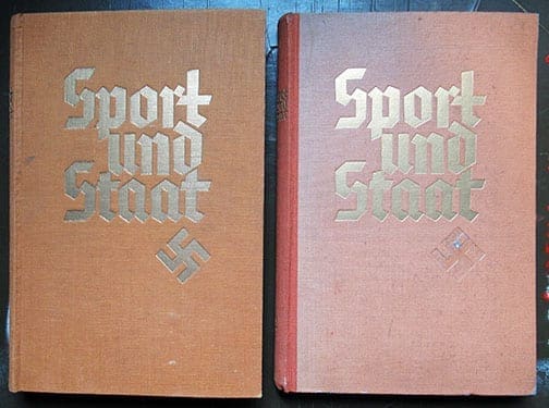 1934 PHOTO BOOK SET ON ORGANIZED SPORT IN NAZI GERMANY! RARE