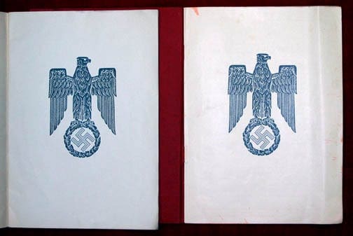 PROGRAMMES OF THE 1938 & 1939 ART PARADE IN MUNICH