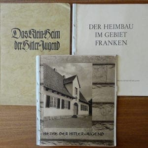 LOT OF THREE (3) ORIGINAL THIRD REICH HITLER YOUTH ARCHITECTURE PHOTO BOOKS