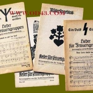 LOT OF FOUR ORIGINAL NS-FRAUENSCHAFT SONG BOOKLETS