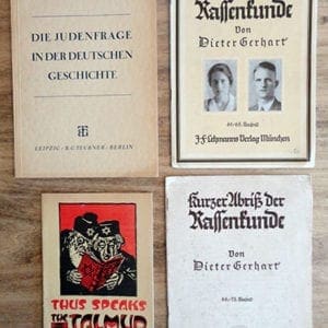 LOT OF FOUR (4) ANTI-JEWISH & RACIAL PUBLICATIONS