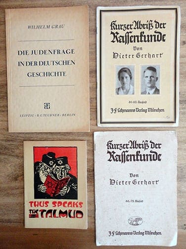 LOT OF FOUR (4) ANTI-JEWISH & RACIAL PUBLICATIONS