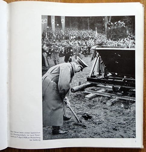 1938 NAZI PHOTOBOOK REICHSAUTOBAHN