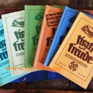 LOT OF SIX ORIGINAL KdF PERIODICALS FROM GAU MUNICH / OBERBAYERN