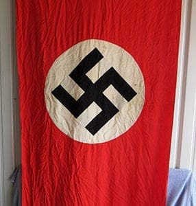 DOUBLE SIDED 1125x2285mm THIRD REICH PARTY BANNER