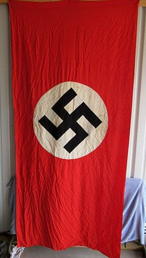 DOUBLE SIDED 1125x2285mm THIRD REICH PARTY BANNER
