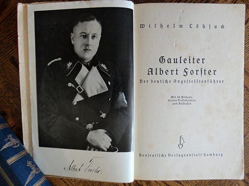 1934 PHOTO BOOK ON THE NSDAP GAULEITER OF DANZIG