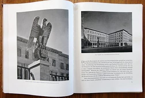 1938 NAZI ARCHITECTURE & SCULPTURES PHOTO BOOK