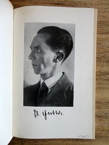 1933 THIRD REICH PHOTO BOOK ON REICH MINISTER DR. JOSEPH GOEBBELS