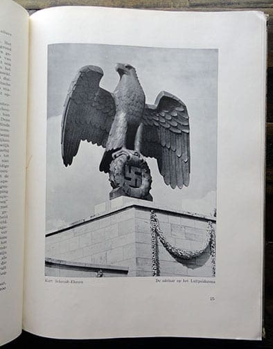 1943 NAZI ARCHITECTURE PHOTO BOOK IN DUTCH LANGUAGE