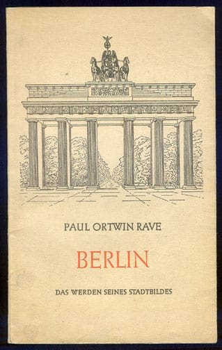 ORIGINAL 1941 BOOK ON THE HISTORY OF BERLIN, CAPITAL OF HITLER'S GERMANY