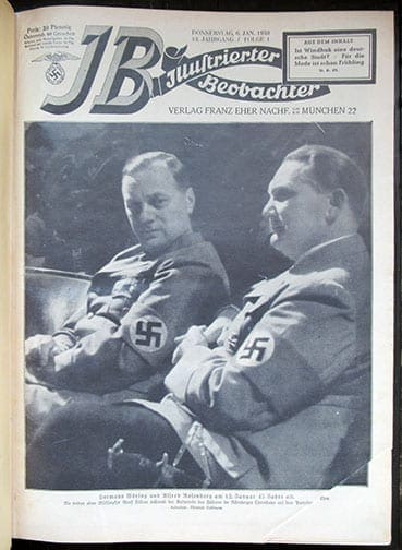 BOUND 1st HALF YEAR 1938 NSDAP NEWSPAPER 'ILLUSTRIERTER BEOBACHTER'