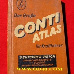 1940(?) FULL COLOR MAP BOOK WITH REICHSAUTOBAHN