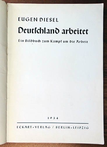 1934 PHOTO BOOK ON LABOR SERVICE IN HITLER-GERMANY