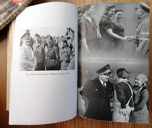 1940 THIRD REICH PHOTO BOOK ON DR. LEY'S WAR EFFORTS
