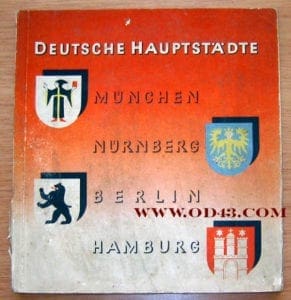 1937 PHOTO BOOK ON FOUR CITIES IN THIRD REICH GERMANY