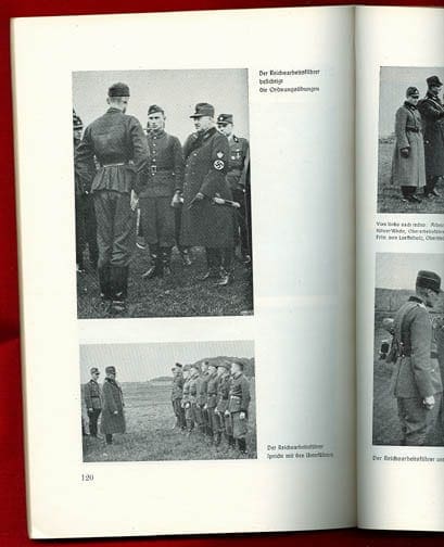 1935 REICHSARBEITSDIENST HONOR NAMES PHOTO BOOK