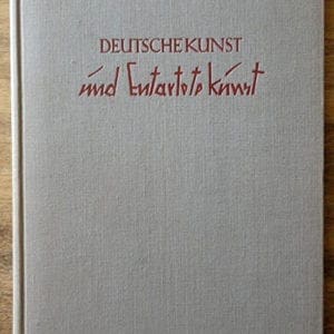 1938 NAZI PHOTO BOOK GERMAN ART & DEGENERATE ART