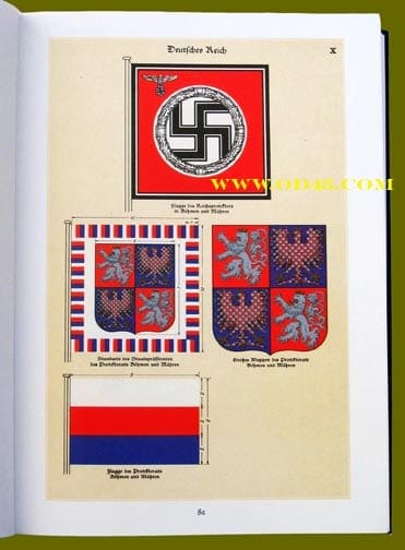 REPRINT OF THE BEST OF ALL THIRD REICH BOOKS ON FLAGS AND BANNERS