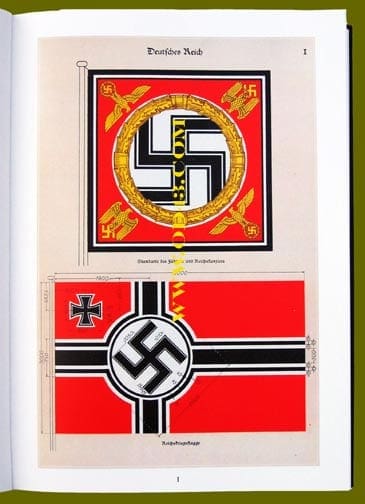 REPRINT OF THE BEST OF ALL THIRD REICH BOOKS ON FLAGS AND BANNERS