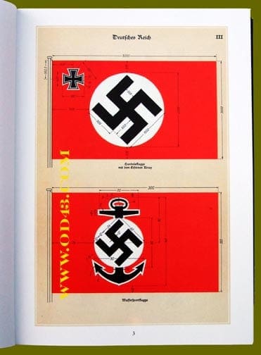 REPRINT OF THE BEST OF ALL THIRD REICH BOOKS ON FLAGS AND BANNERS