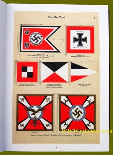 REPRINT OF THE BEST OF ALL THIRD REICH BOOKS ON FLAGS AND BANNERS