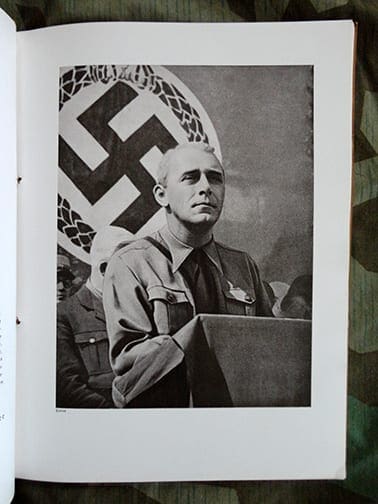 1933 NSDAP GAULEITER HANS SCHEMM SIGNED BOOK ABOUT HIMSELF