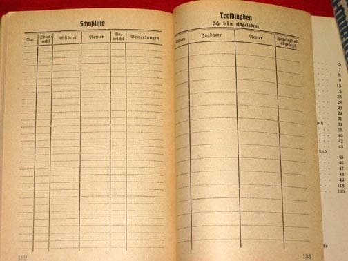 1940/41 NAZI HUNTING ORGANIZATION YEARBOOK