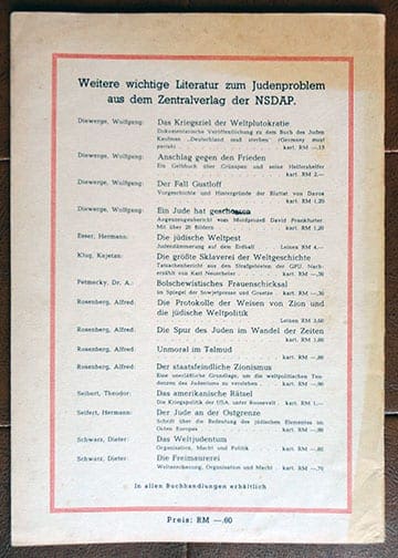 1941 ANTI-SEMITIC PHOTO BOOK ON JEWRY IN USA