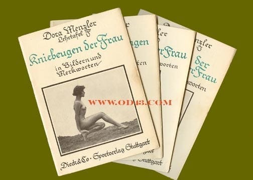1930s GERMAN FOUR VOLUME SET NUDE GYMNASTICS FOR WOMEN