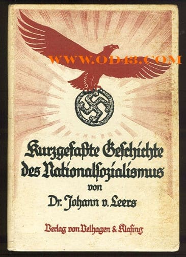 933 THIRD REICH SCHOOL BOOK ON THE HISTORY OF THE N.S.DA.P.