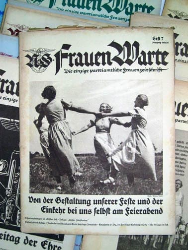 RARE COMPLETE 1936/1937 SET OF THE NS-FRAUENWARTE PERIODICAL