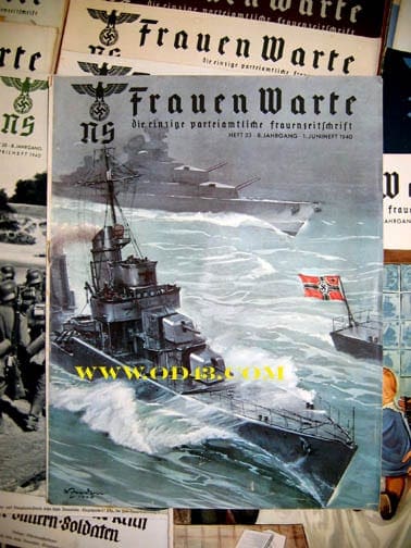 SET OF 23 1939/1940 ISSUES OF THE NS-FRAUENWARTE PERIODICAL