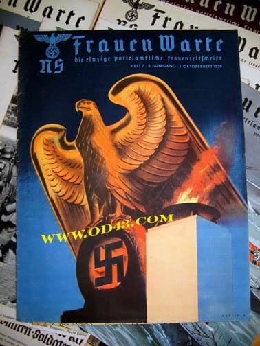 SET OF 23 1939/1940 ISSUES OF THE NS-FRAUENWARTE PERIODICAL