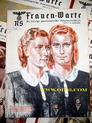 SET OF FIFTEEN 1941/1942 ISSUES OF THE NS-FRAUENWARTE PERIODICAL