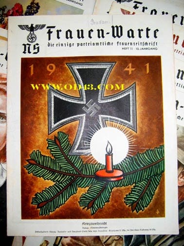 SET OF FIFTEEN 1941/1942 ISSUES OF THE NS-FRAUENWARTE PERIODICAL