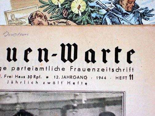 SET OF LATE WAR 1943/1944 NS-FRAUENWARTE PERIODICALS