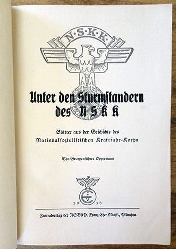 1936 PHOTO BOOK ON THE HISTORY OF THE NSKK
