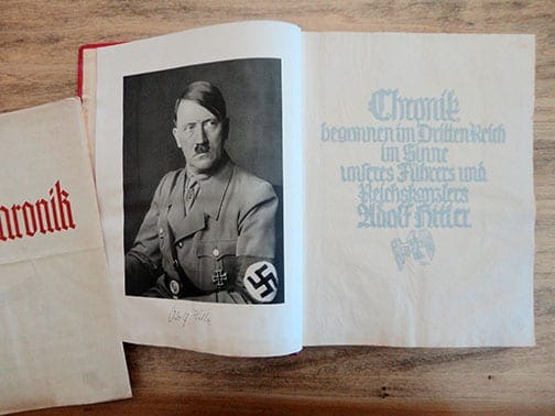 RARE ORIGINAL THIRD REICH CHRONICLE FOR THE NAZI COMMUNITY