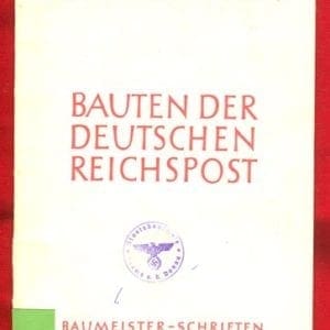 PHOTO BOOK ON POST OFFICE ARCHITECTURE IN THE REICH