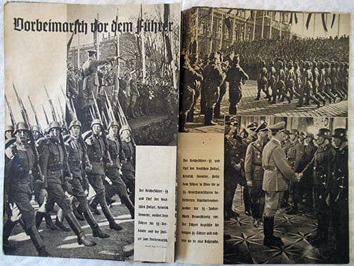 PERIODICAL FOR SUPPORTERS OF THE SS / 1938 HITLER ARRIVES IN VIENNA ISSUE