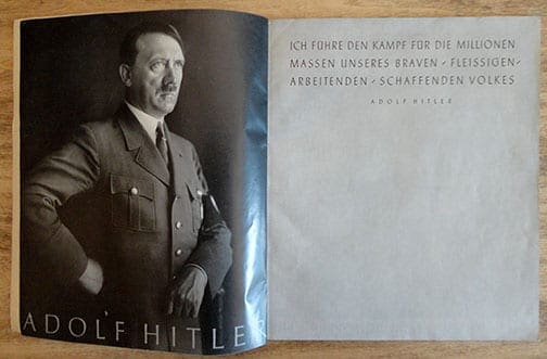 1940 PHOTO BOOK ON HITLER-GERMANY