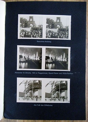 Stereoscopy book Paris 1937 0321 7