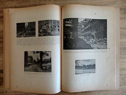 SCARCE ORIGINAL 1945 PHOTO BOOK DEPICTING THE DESTRUCTION IN VIENNA