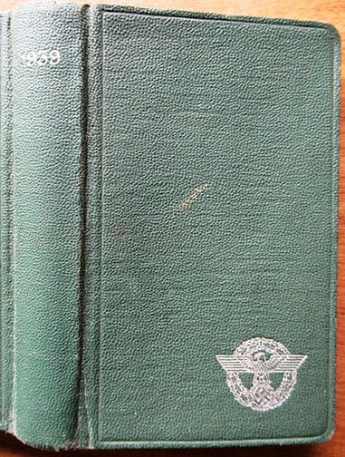 1939 Polizei Merkbuch 0421 Sta 1